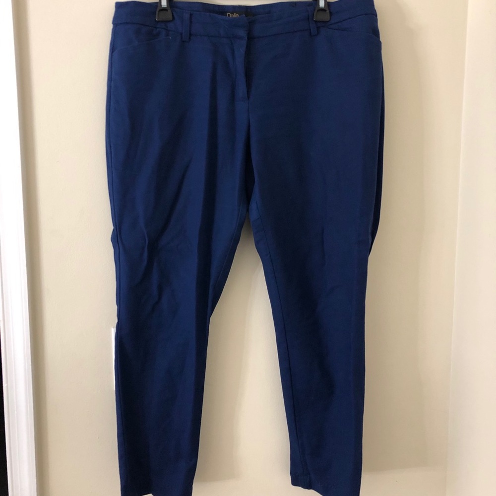 Blue Capri Dress Pants